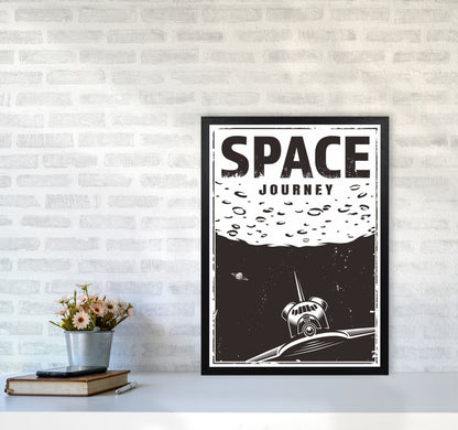 Outer Space Series - #20 Art Print by Jason Stanley A2 White Frame