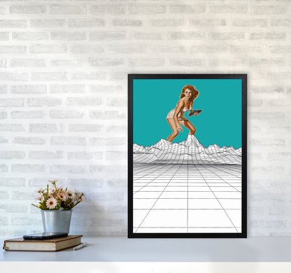 Attack In The Mountains Art Print by Jason Stanley A2 White Frame