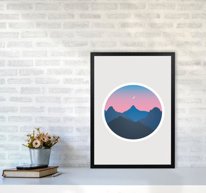 Moody Moonrise Kingdom Art Print by Jason Stanley A2 White Frame