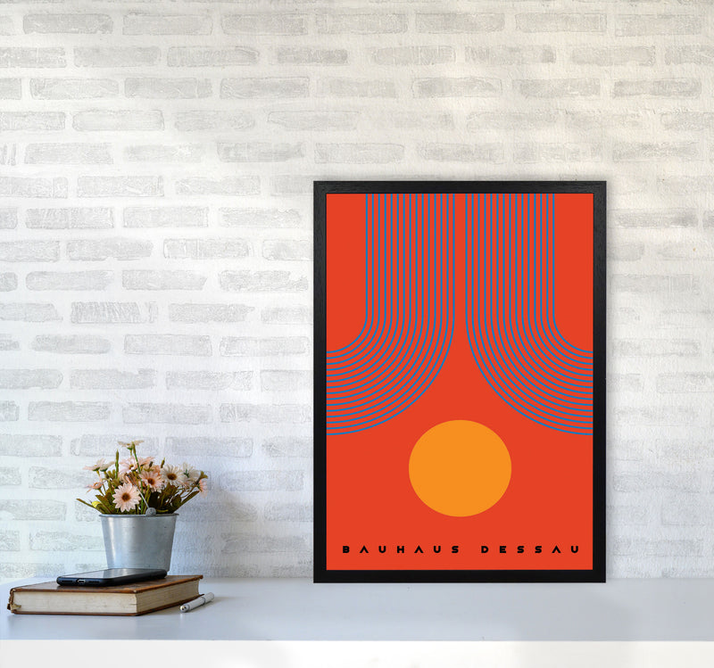 Bauhaus Design IIIII Art Print by Jason Stanley A2 White Frame