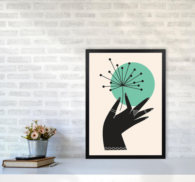What A Pretty Flower Art Print by Jason Stanley A2 White Frame
