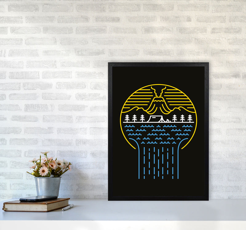 Minimal Nature Vibes Art Print by Jason Stanley A2 White Frame