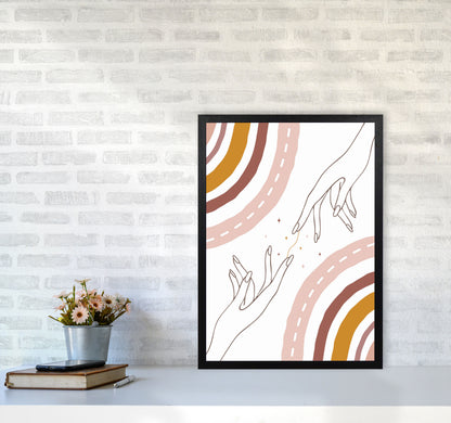 We Are All Connected Art Print by Jason Stanley A2 White Frame