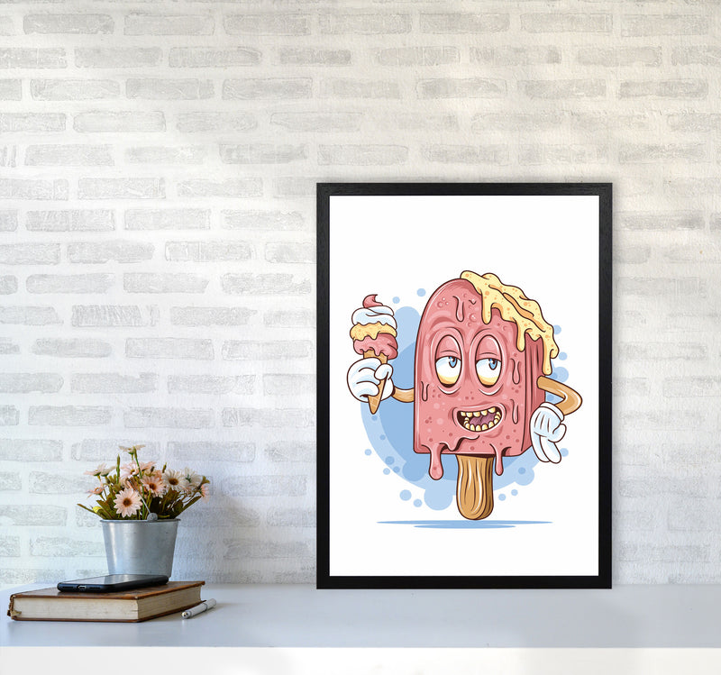 Don'T Let Me Melt Art Print by Jason Stanley A2 White Frame