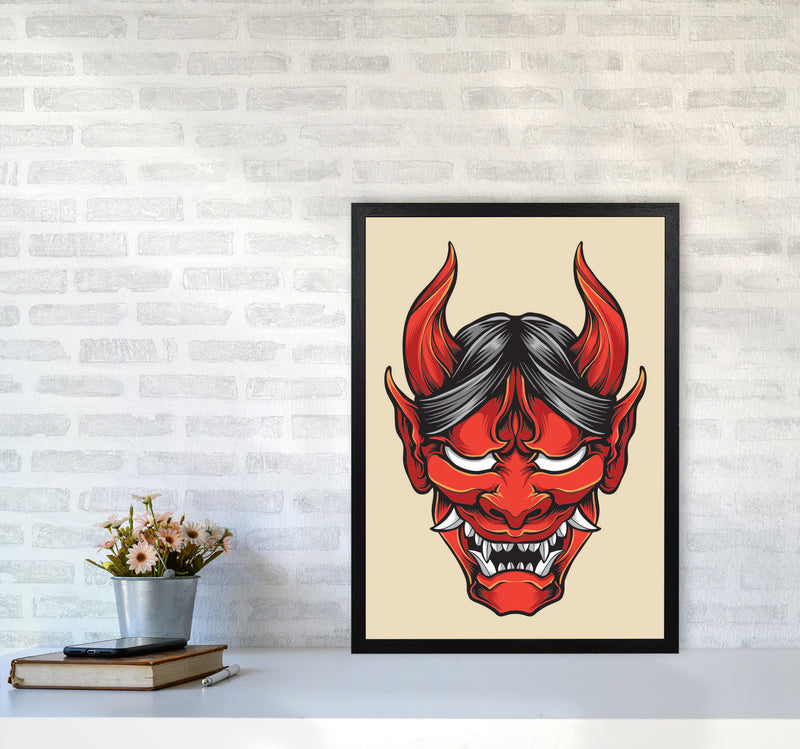 Japanese Folklore Art Print by Jason Stanley A2 White Frame
