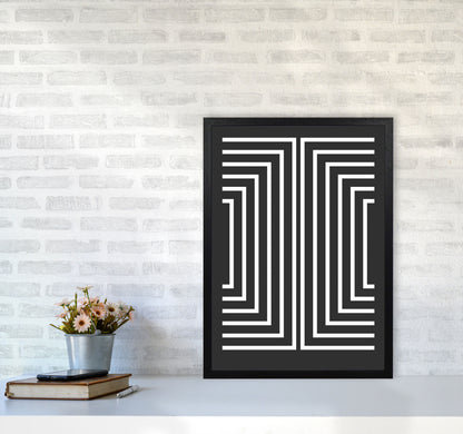Pattern Series -4 Art Print by Jason Stanley A2 White Frame