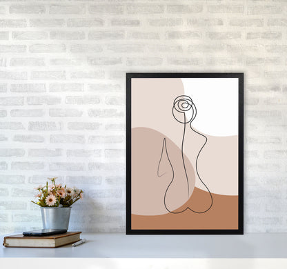 Female Figure III Art Print by Jason Stanley A2 White Frame