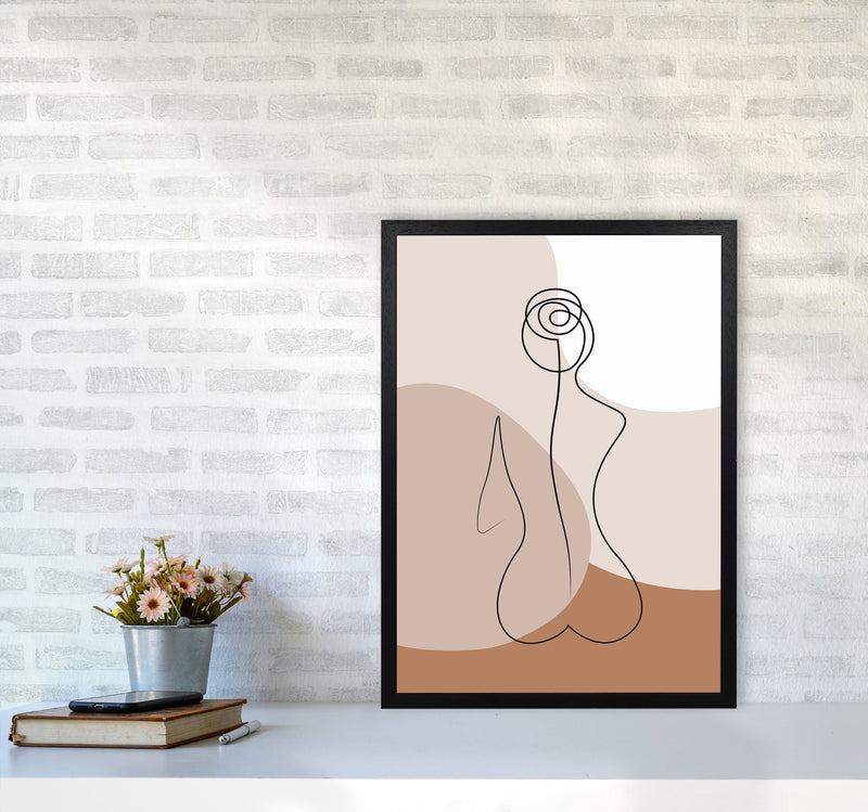 Female Figure III Art Print by Jason Stanley A2 White Frame