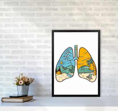 Breathe It All In Art Print by Jason Stanley A2 White Frame