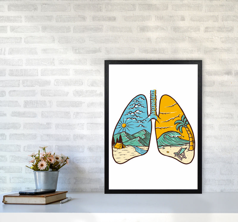Breathe It All In Art Print by Jason Stanley A2 White Frame