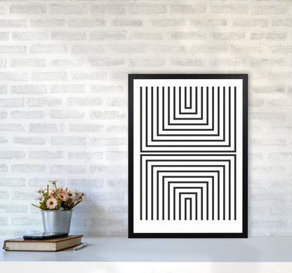 Pattern Series -3 Art Print by Jason Stanley A2 White Frame