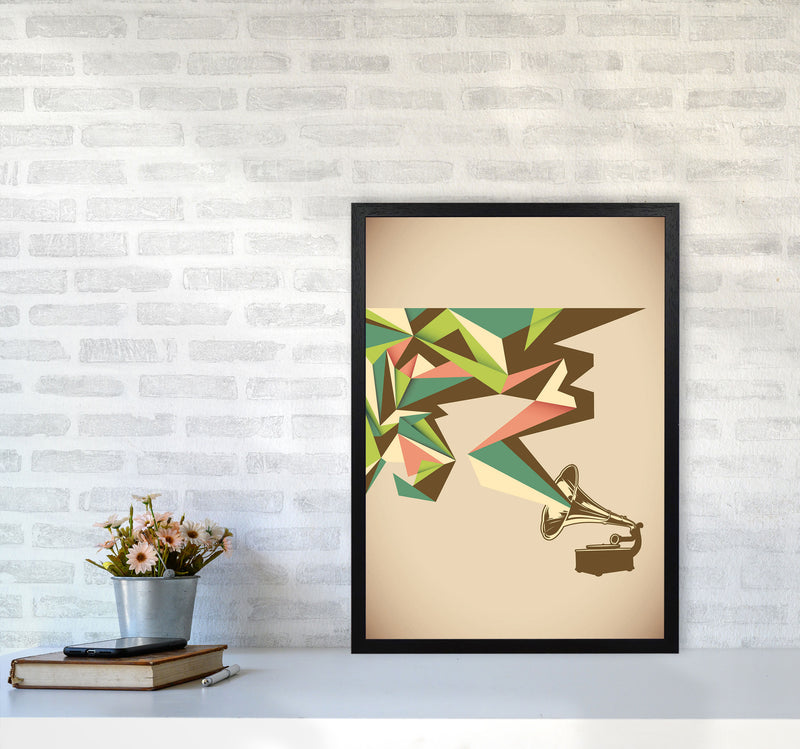 Sounds Good To Me Art Print by Jason Stanley A2 White Frame