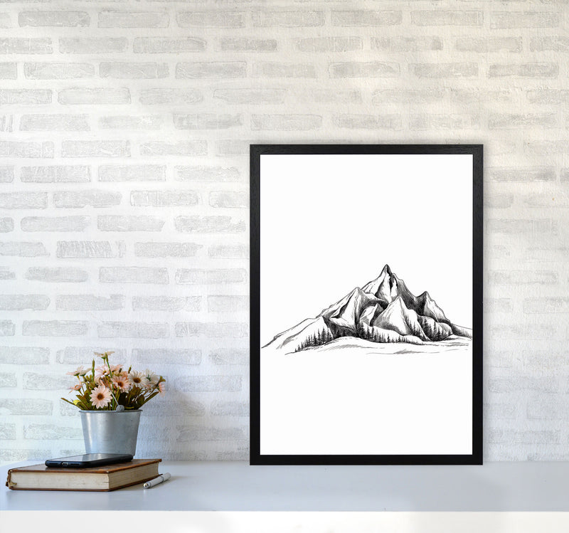 To The Mountains Art Print by Jason Stanley A2 White Frame