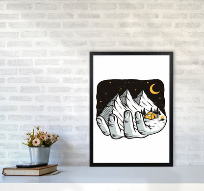 Grab A Handfull Art Print by Jason Stanley A2 White Frame