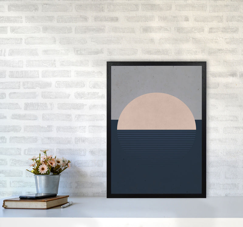Minimal Vibes 2 Art Print by Jason Stanley A2 White Frame