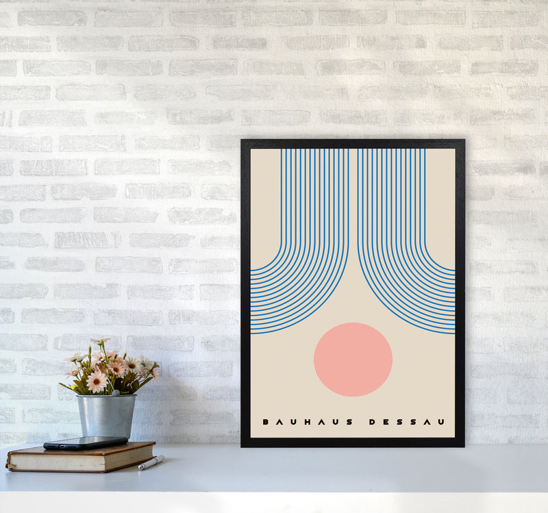 Bauhaus Design Art Print by Jason Stanley A2 White Frame