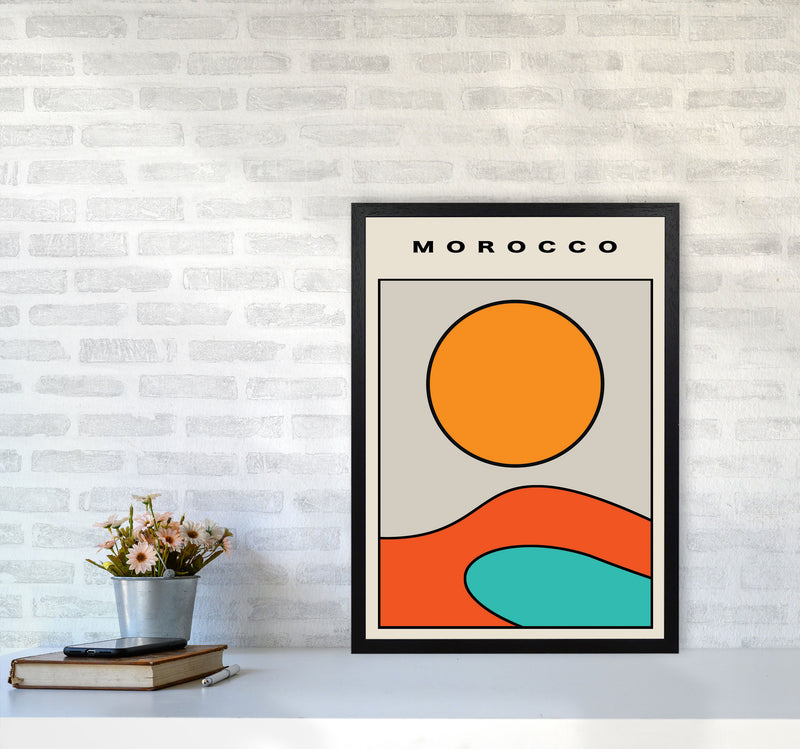 Morocco Vibes! Art Print by Jason Stanley A2 White Frame