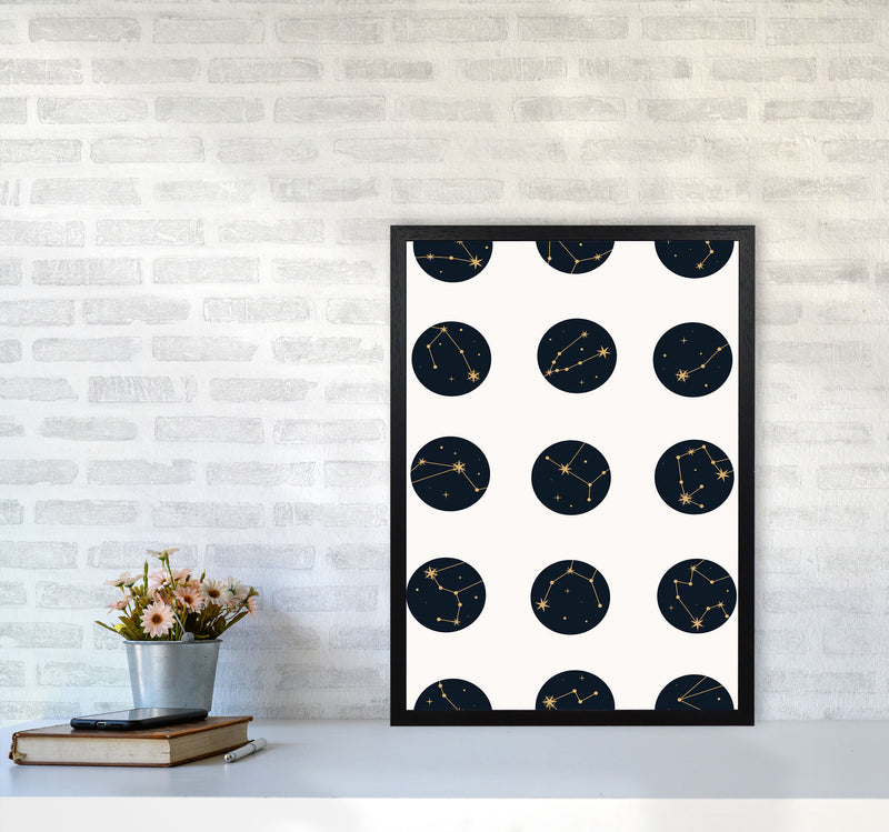 Constellations Art Print by Jason Stanley A2 White Frame