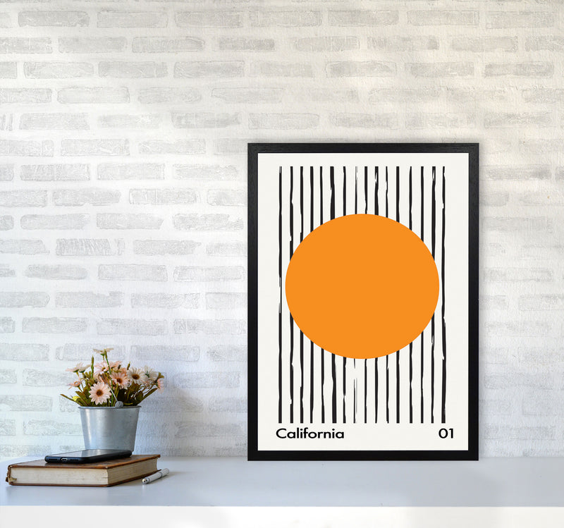 California 01 Art Print by Jason Stanley A2 White Frame