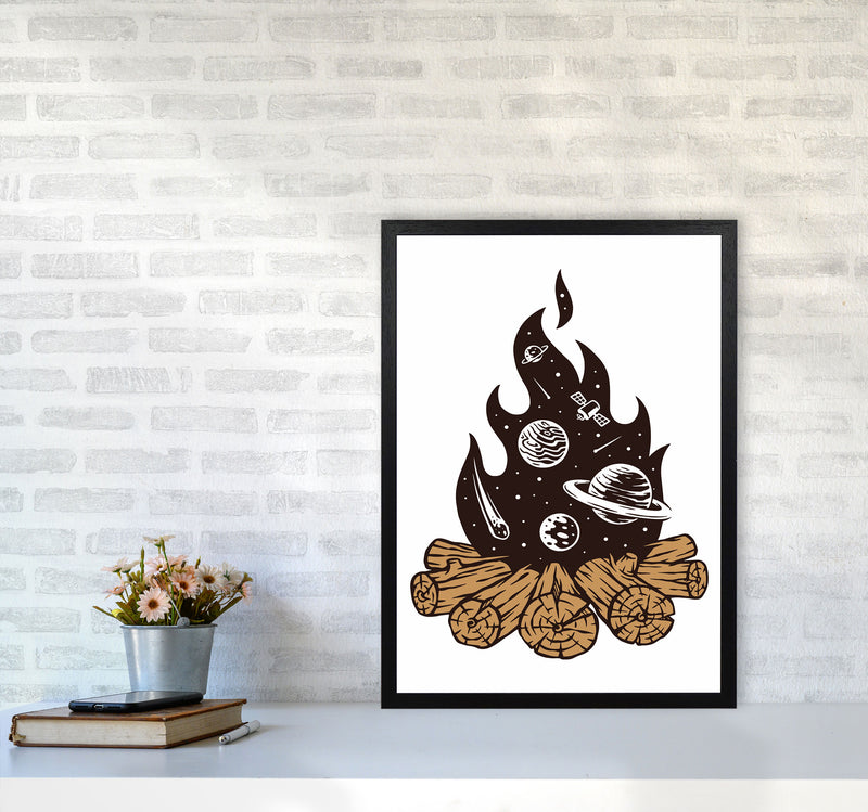 Mystical Fire Art Print by Jason Stanley A2 White Frame