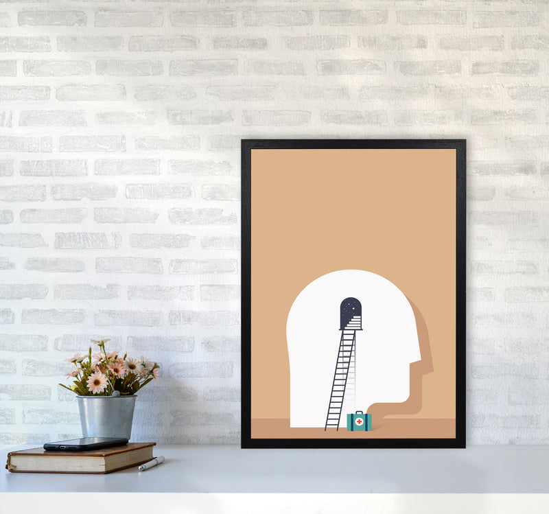 To The Rescue Art Print by Jason Stanley A2 White Frame
