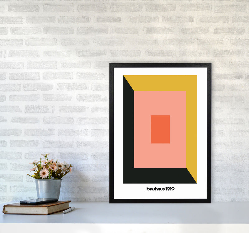 Bauhaus 1919 Art Print by Jason Stanley A2 White Frame