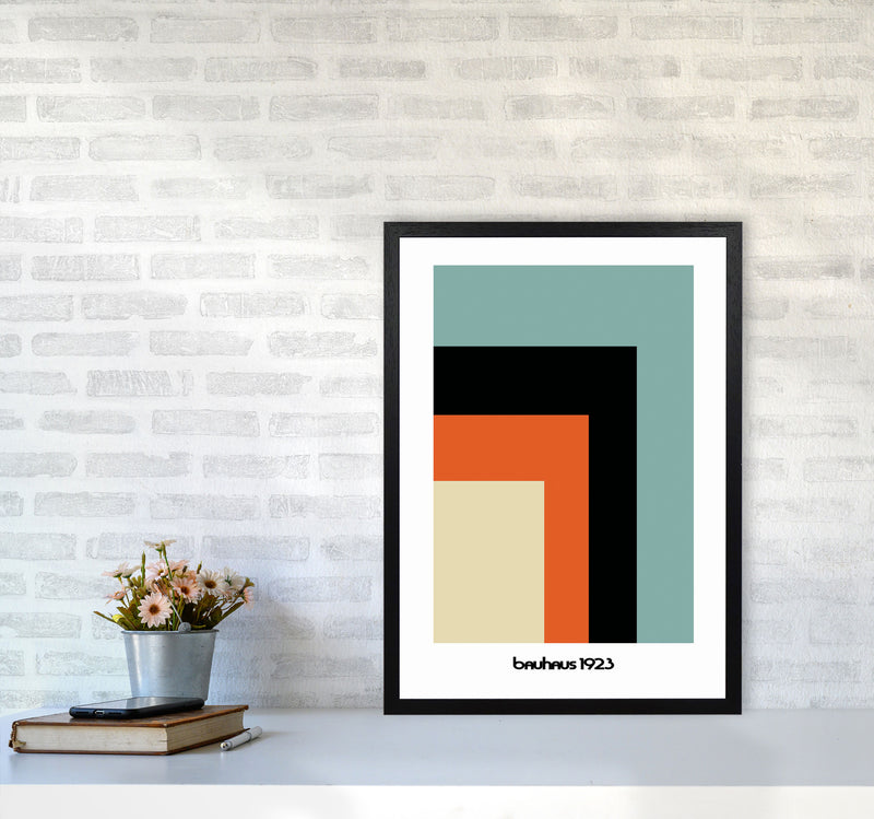 Bauhaus 1923 Art Print by Jason Stanley A2 White Frame