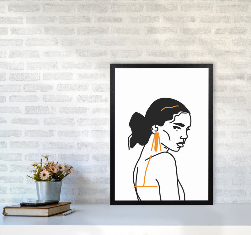 Strong Woman Art Print by Jason Stanley A2 White Frame