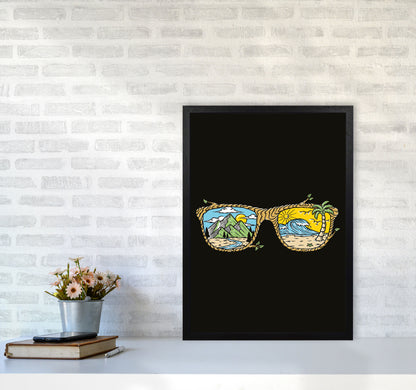 Sunny Daze Art Print by Jason Stanley A2 White Frame