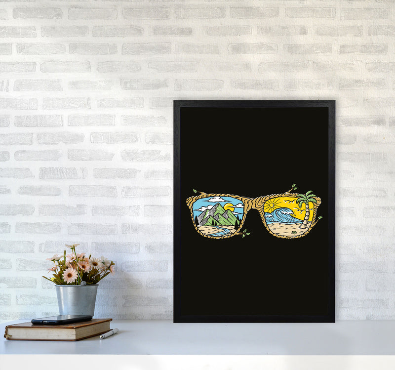 Sunny Daze Art Print by Jason Stanley A2 White Frame