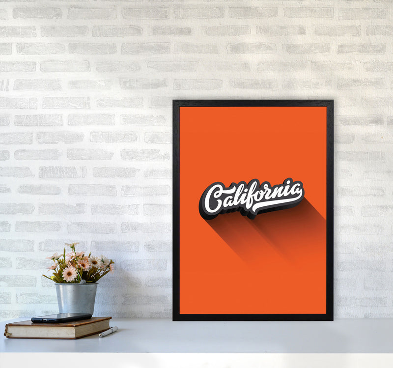 California Art Print by Jason Stanley A2 White Frame
