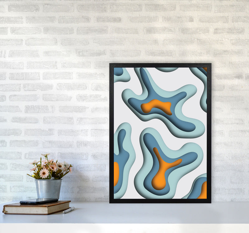 Paper Cut 1 Art Print by Jason Stanley A2 White Frame