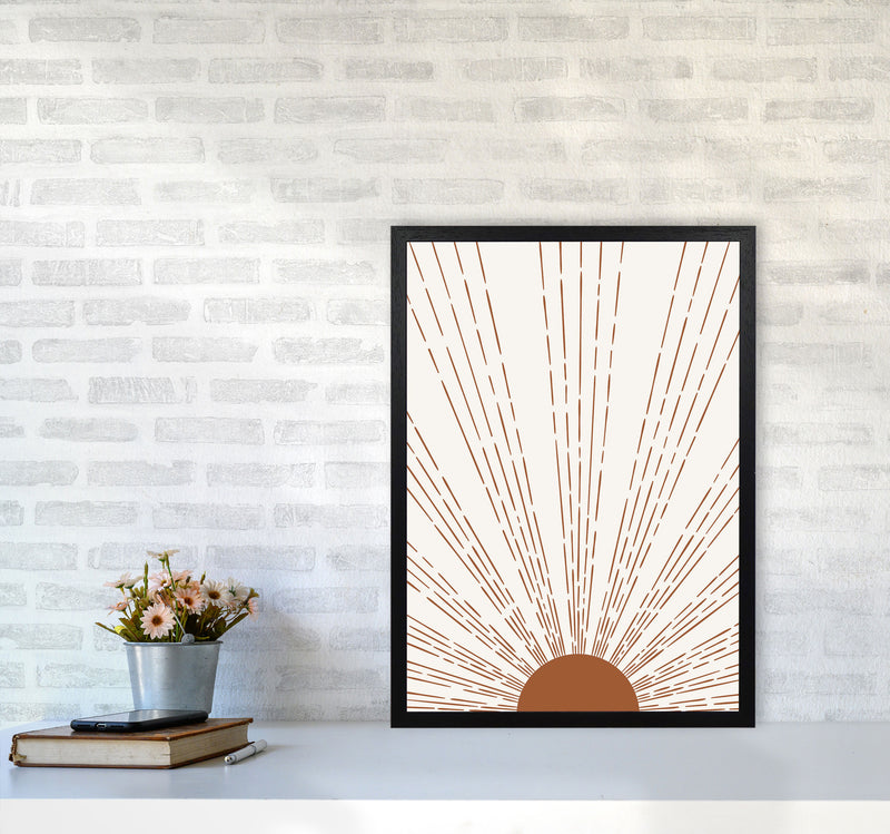 Light Beams Art Print by Jason Stanley A2 White Frame