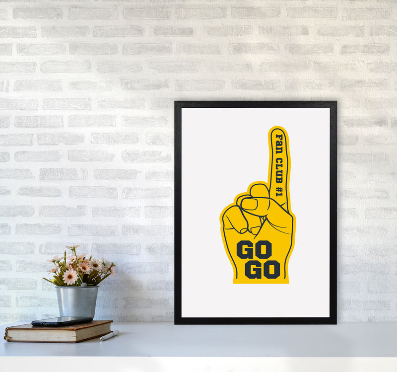 Fan Club Art Print by Jason Stanley A2 White Frame