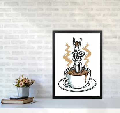 Peace!! Art Print by Jason Stanley A2 White Frame