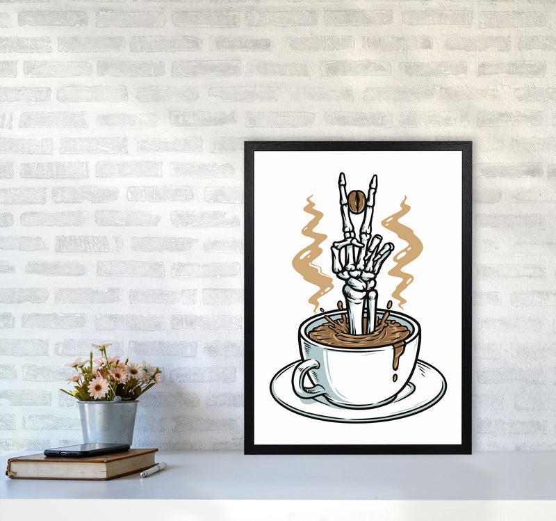 Peace!! Art Print by Jason Stanley A2 White Frame