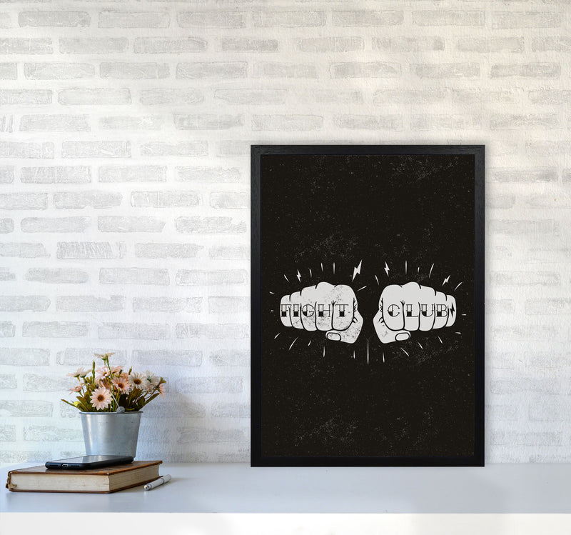 Fight Club Art Print by Jason Stanley A2 White Frame