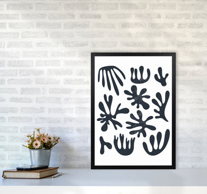 Minimal Abstract Algae I Art Print by Jason Stanley A2 White Frame
