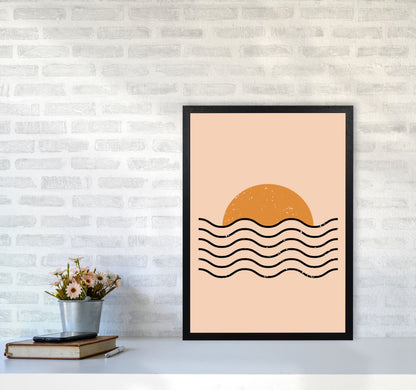 Boho Sunset Art Print by Jason Stanley A2 White Frame
