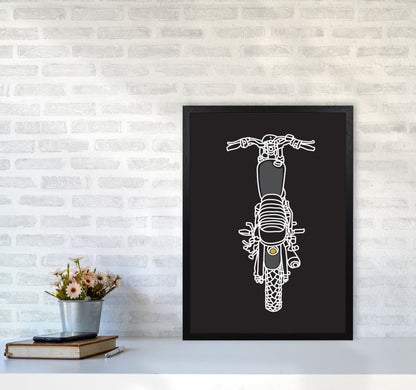 Let's Ride! Art Print by Jason Stanley A2 White Frame