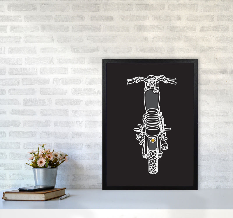 Let's Ride! Art Print by Jason Stanley A2 White Frame