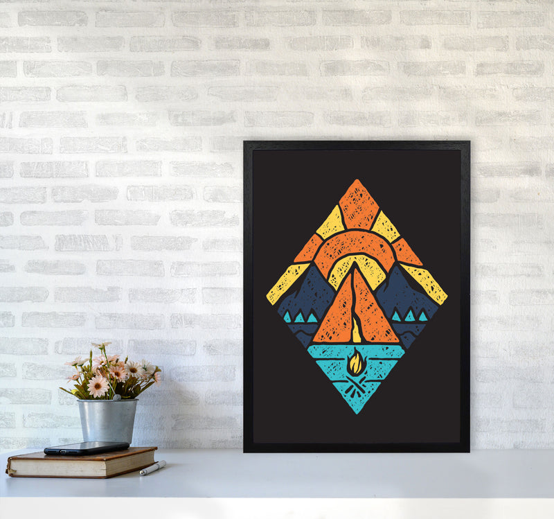 Adventure Is Here Art Print by Jason Stanley A2 White Frame