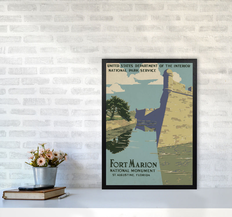 Fort Marion National Park Art Print by Jason Stanley A2 White Frame