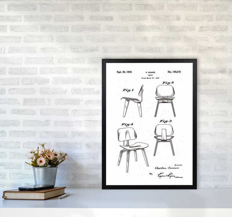 Chari Patent Art Print by Jason Stanley A2 White Frame