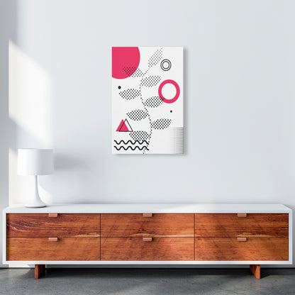 Abstract Halftone Shapes 1 Art Print by Jason Stanley A2 Canvas