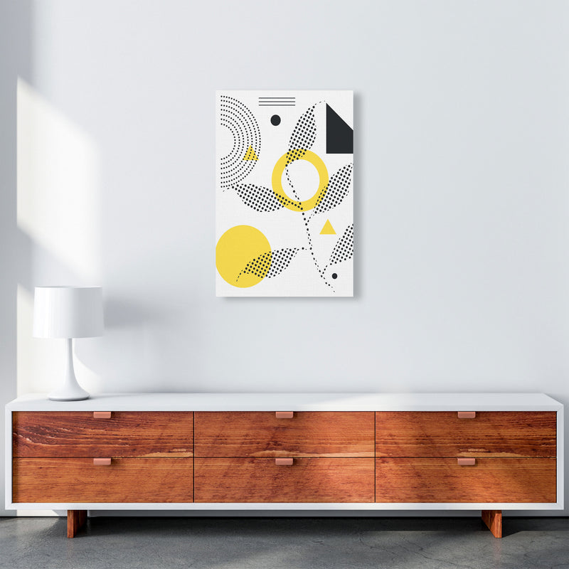 Abstract Halftone Shapes 2 Art Print by Jason Stanley A2 Canvas