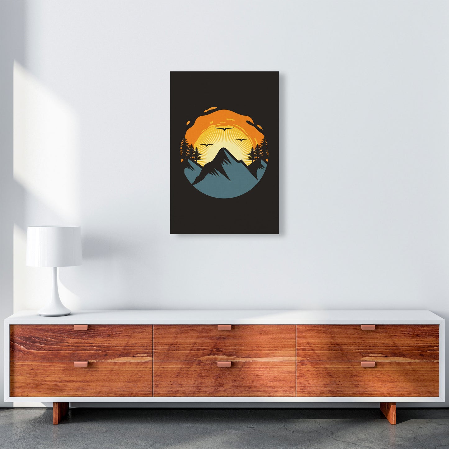 Sensets Are For The Birds Art Print by Jason Stanley A2 Canvas