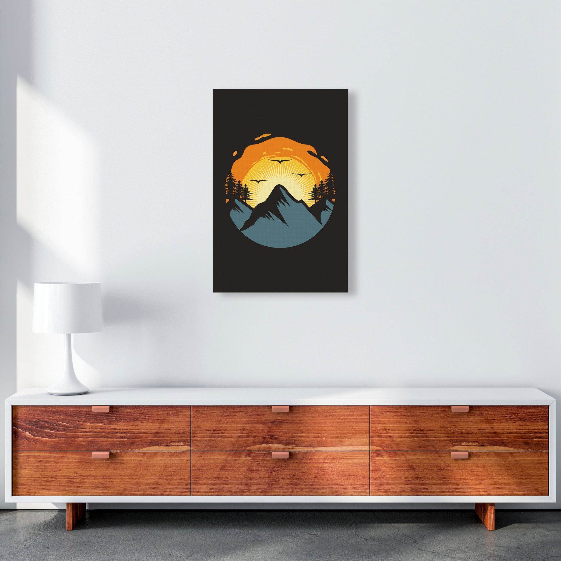 Sensets Are For The Birds Art Print by Jason Stanley A2 Canvas