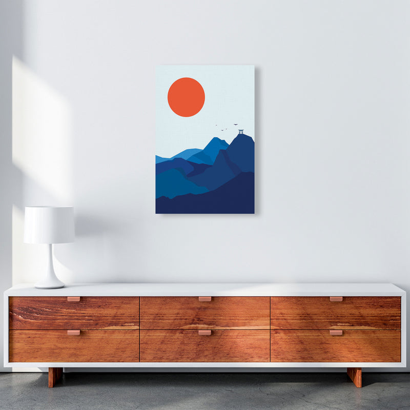 Japanese Mountain Sunrise Art Print by Jason Stanley A2 Canvas