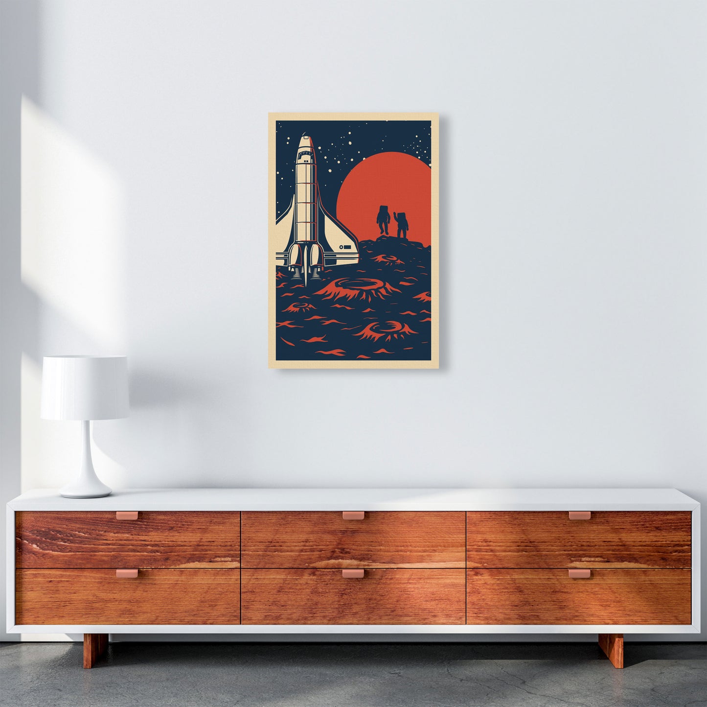 Outer Space Series - #10 Art Print by Jason Stanley A2 Canvas